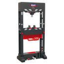 Premier Air/Hydraulic Press 50tonne Floor Type with Sliding Ram and Foot Pedal | Pipe Manufacturers Ltd..