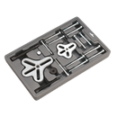 Steering Wheel & Harmonic Balancer Puller Set 18pc | Pipe Manufacturers Ltd..