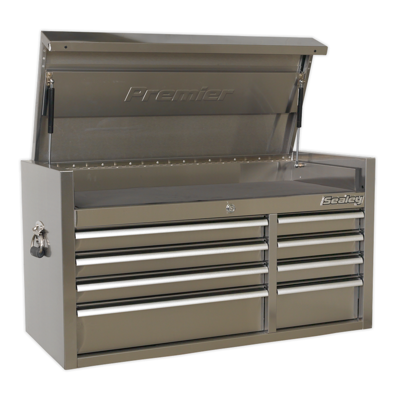 Topchest 8 Drawer 1055mm Stainless Steel Heavy-Duty | Pipe Manufacturers Ltd..
