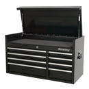 Topchest 8 Drawer 1040mm Heavy-Duty Black | Pipe Manufacturers Ltd..