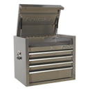 Topchest 4 Drawer 675mm Stainless Steel Heavy-Duty | Pipe Manufacturers Ltd..