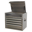 Topchest 4 Drawer 675mm Stainless Steel Heavy-Duty | Pipe Manufacturers Ltd..