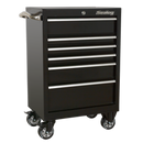 Rollcab 6 Drawer 675mm Heavy-Duty Black | Pipe Manufacturers Ltd..