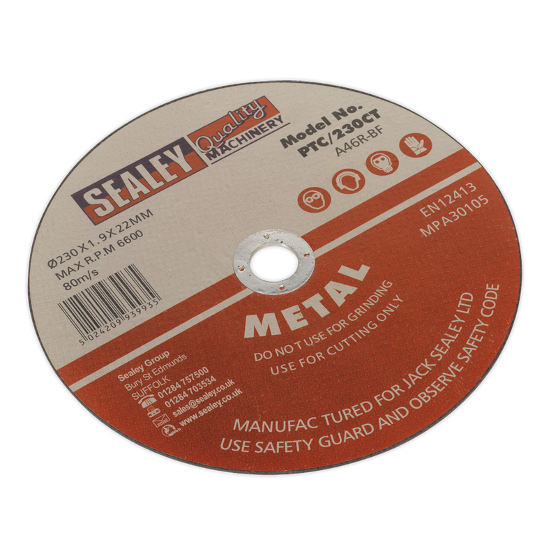 Cutting Disc ¯230 x 2mm 22mm Bore | Pipe Manufacturers Ltd..