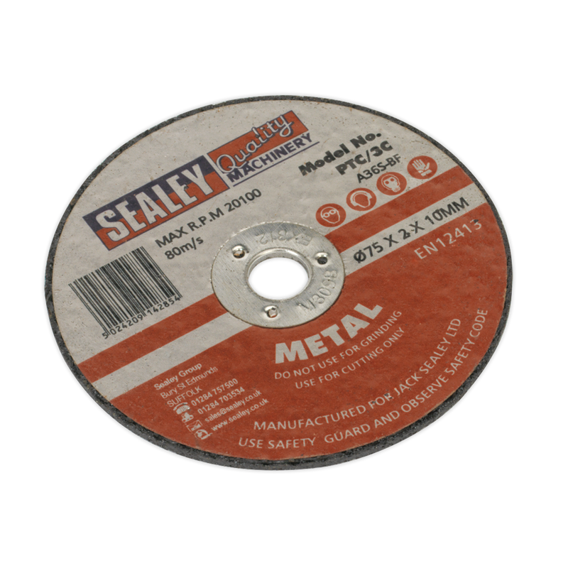 Cutting Disc ¯75 x 2mm 10mm Bore | Pipe Manufacturers Ltd..
