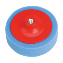 Buffing & Polishing Foam Head ¯150 x 50mm M14 x 2mm Blue/Medium | Pipe Manufacturers Ltd..