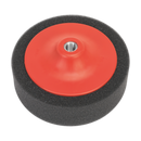 Buffing & Polishing Foam Head ¯150 x 50mm M14 x 2mm Black/Soft | Pipe Manufacturers Ltd..