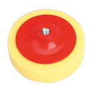 Buffing & Polishing Foam Head ¯150 x 50mm M14 x 2mm Yellow/Coarse | Pipe Manufacturers Ltd..