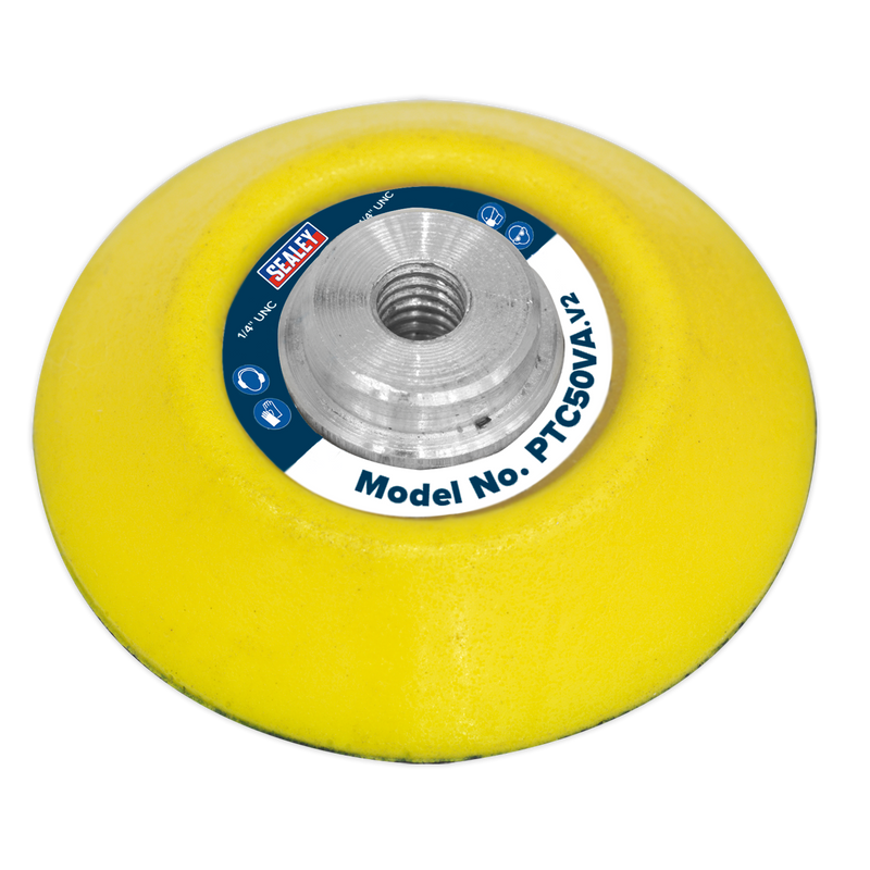 Hook-and-Loop Backing Pad ¯50mm 1/4"UNC | Pipe Manufacturers Ltd..