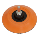 Hook-and-Loop Backing Pad ¯75mm 6mm Shaft | Pipe Manufacturers Ltd..