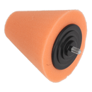 Buffing & Polishing Foam Cone Orange/Firm | Pipe Manufacturers Ltd..