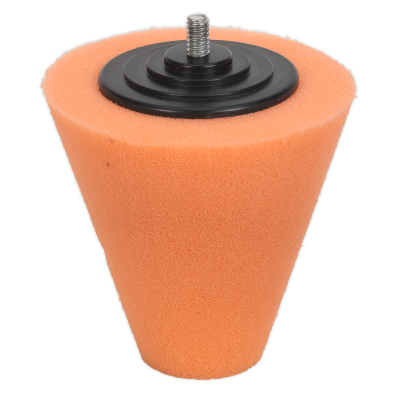 Buffing & Polishing Foam Cone Orange/Firm | Pipe Manufacturers Ltd..