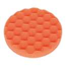 Buffing & Polishing Foam Head Hook & Loop ¯150 x 25mm Orange/Firm | Pipe Manufacturers Ltd..