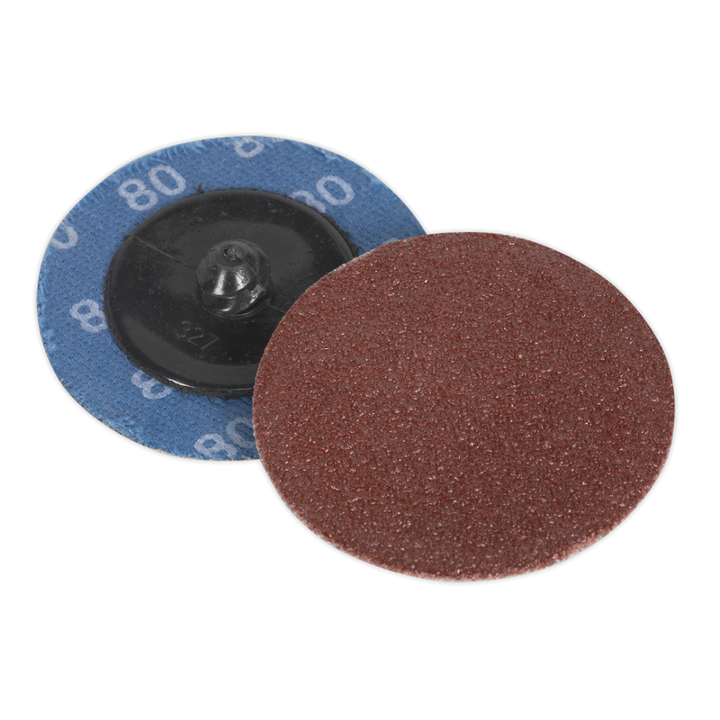 Quick-Change Sanding Disc ¯50mm 80Grit Pack of 10 | Pipe Manufacturers Ltd..