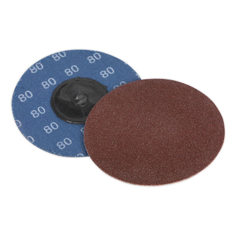 Quick-Change Sanding Disc ¯75mm 80Grit Pack of 10 | Pipe Manufacturers Ltd..