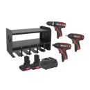 12V Power Tool Storage Rack 3 Tool Combo | Pipe Manufacturers Ltd..