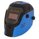 Auto Darkening Welding Helmet Shade 9-13 - Blue | Pipe Manufacturers Ltd..