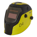 Auto Darkening Welding Helmet Shade 9-13 - Yellow | Pipe Manufacturers Ltd..