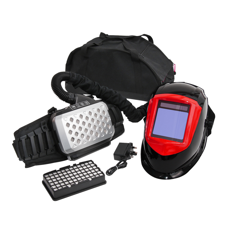 Welding Helmet with Air Purifying Respirator Auto Darkening Shade 5-8 & 9-13 | Pipe Manufacturers Ltd..