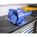 Vice 200mm Quick Action Swivel Base Cast Iron | Pipe Manufacturers Ltd..