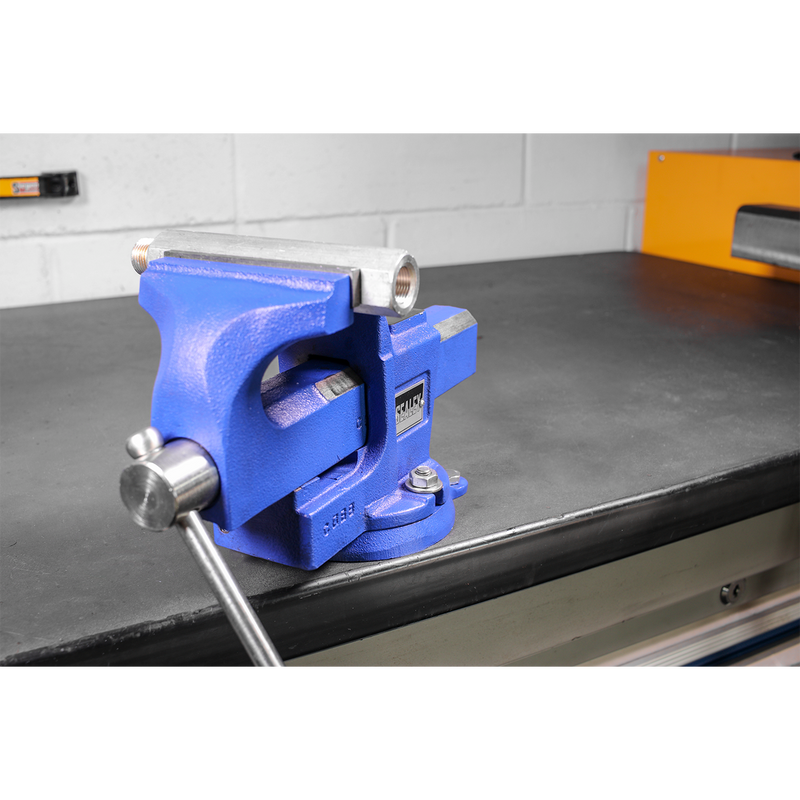Vice 100mm Quick Action Swivel Base SG Iron | Pipe Manufacturers Ltd..