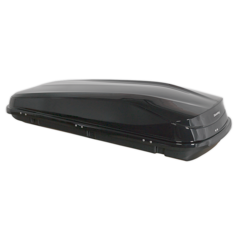 Roof Box Gloss Black 480ltr 50kg Max Capacity | Pipe Manufacturers Ltd..