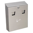Cigarette Bin Wall Mounting Stainless Steel | Pipe Manufacturers Ltd..