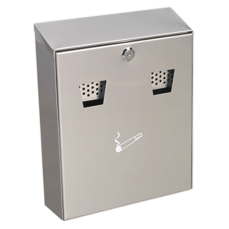 Cigarette Bin Wall Mounting Stainless Steel | Pipe Manufacturers Ltd..