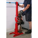 Coil Spring Compressing Station with Gauge Hydraulic 2000kg Capacity | Pipe Manufacturers Ltd..