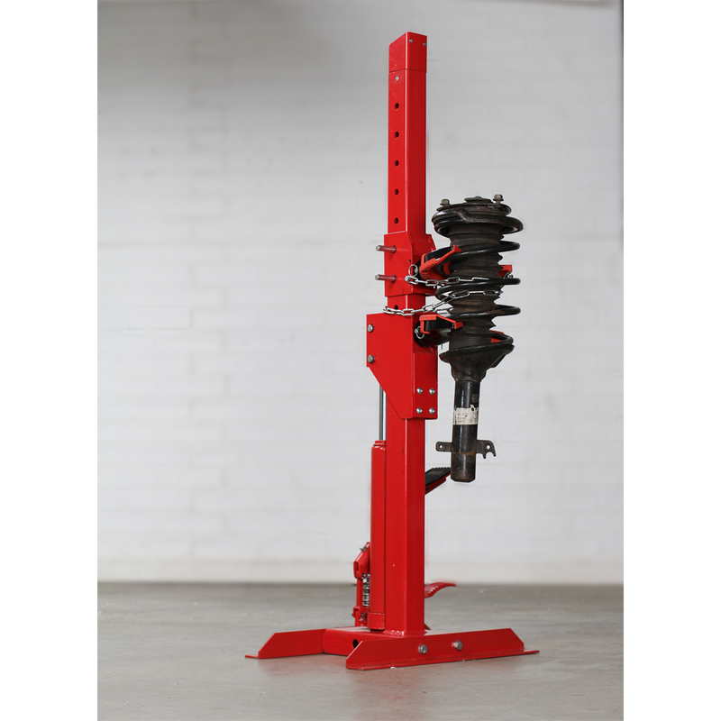 Coil Spring Compressing Station with Gauge Hydraulic 2000kg Capacity | Pipe Manufacturers Ltd..