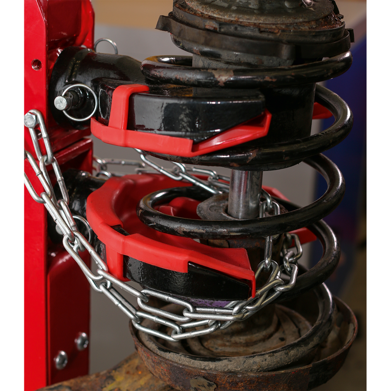 Coil Spring Compressing Station with Gauge Hydraulic 2000kg Capacity | Pipe Manufacturers Ltd..