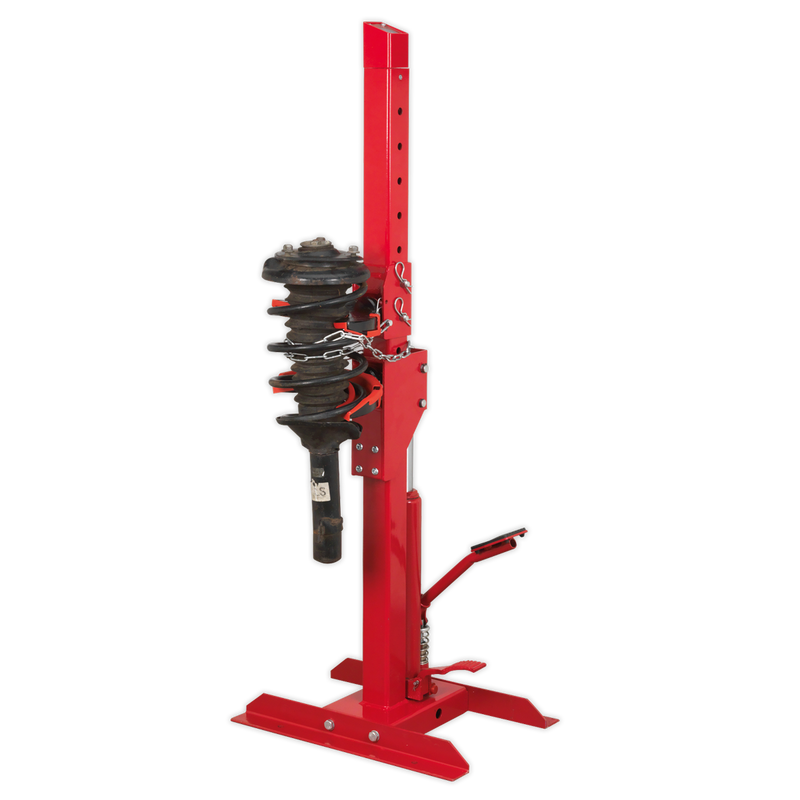 Coil Spring Compressing Station with Gauge Hydraulic 2000kg Capacity | Pipe Manufacturers Ltd..