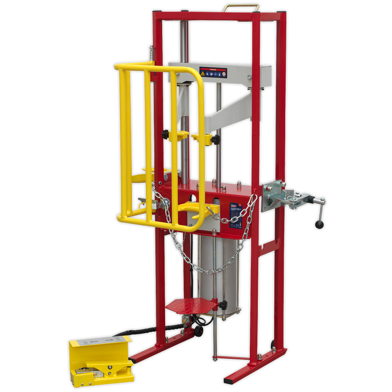 Coil Spring Compressor - Air Operated 1000kg | Pipe Manufacturers Ltd..