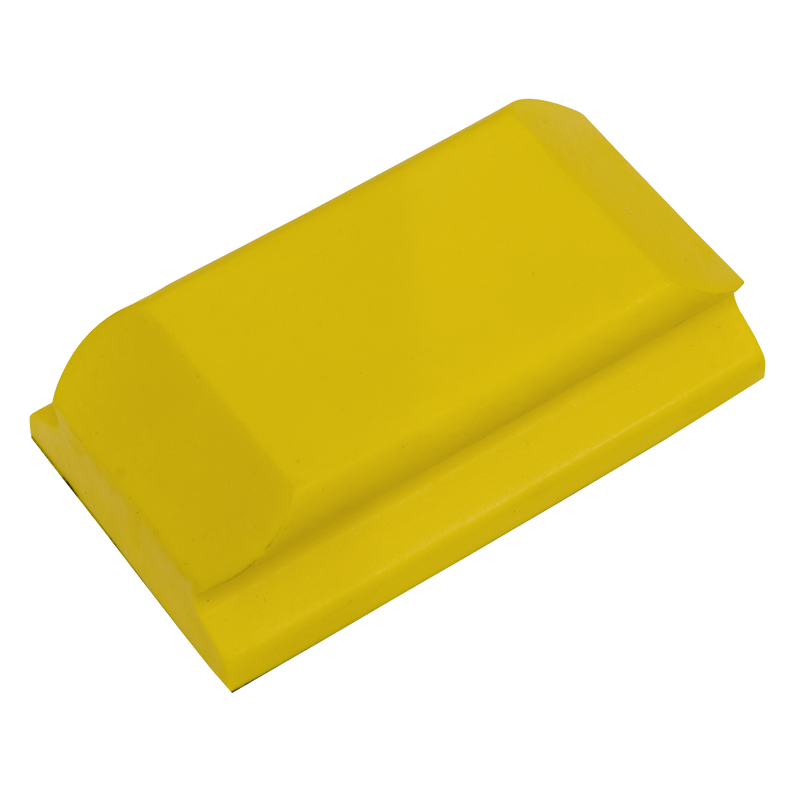 Sanding Block Rectangle Hook-and-Loop 125 x 70mm | Pipe Manufacturers Ltd..