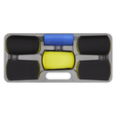 Sanding Block Hook-and-Loop Kit 6pc | Pipe Manufacturers Ltd..