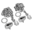 Chain Kit 2 x 2m Chains 2 x Clamps | Pipe Manufacturers Ltd..