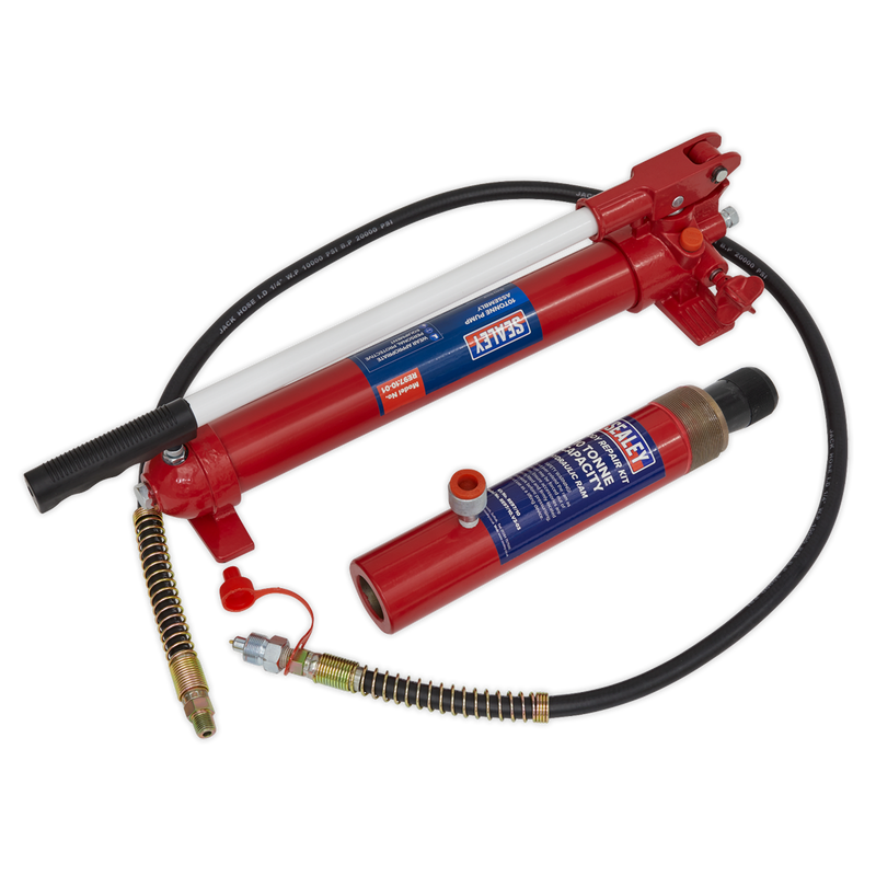 Push Ram with Pump & Hose Assembly - 10tonne | Pipe Manufacturers Ltd..