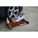 Trolley Jack 2.5tonne Low Entry Aluminium Rocket Lift | Pipe Manufacturers Ltd..