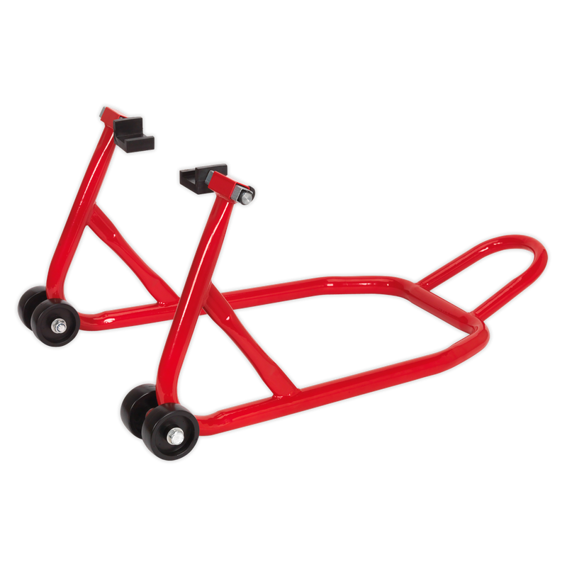 Universal Rear Wheel Stand with Rubber Supports | Pipe Manufacturers Ltd..