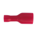 Fully Insulated Terminal 6.3mm Female Red Pack of 100 | Pipe Manufacturers Ltd..