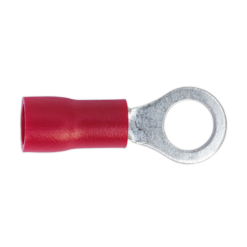 Easy-Entry Ring Terminal ¯5.3mm (2BA) Red Pack of 100 | Pipe Manufacturers Ltd..