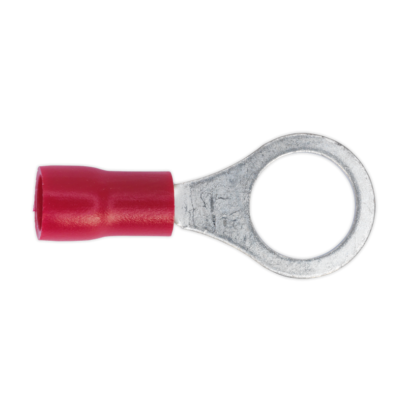 Easy-Entry Ring Terminal ¯8.4mm (5/16") Red Pack of 100 | Pipe Manufacturers Ltd..