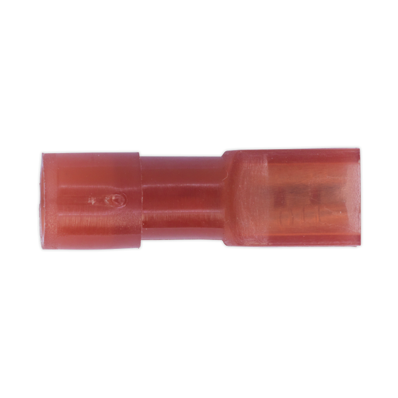 Fully Insulated Terminal 2.8mm Female Red Pack of 100 | Pipe Manufacturers Ltd..