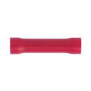 Butt Connector Terminal ¯3.3mm Red Pack of 100 | Pipe Manufacturers Ltd..