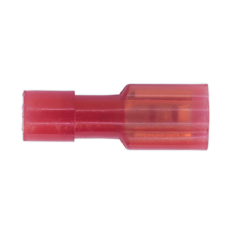 Fully Insulated Terminal 4.7mm Female Red Pack of 100 | Pipe Manufacturers Ltd..