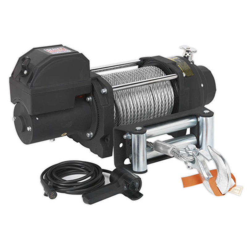 Recovery Winch 6815kg Line Pull 12V Industrial | Pipe Manufacturers Ltd..