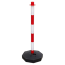 Red/White Post with Base | Pipe Manufacturers Ltd..