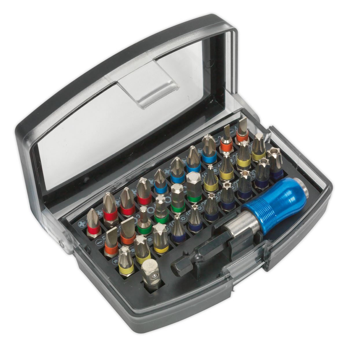 Power Tool Bit Set 32pc Colour-Coded S2