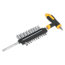 T-Handle Socket & Bit Set 21pc 1/4"Sq Drive | Pipe Manufacturers Ltd..