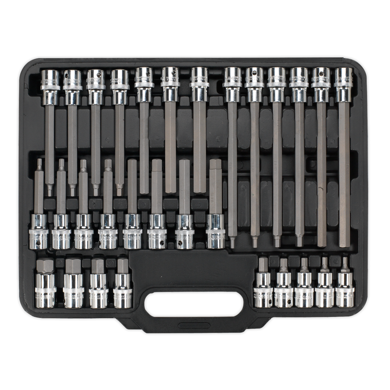 Hex Socket Bit Set 30pc 1/2"Sq Drive | Pipe Manufacturers Ltd..